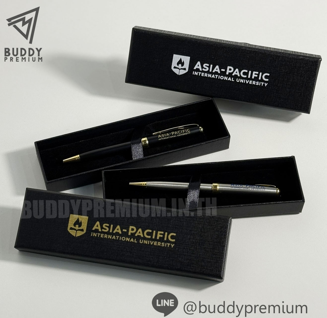 ผลงาน ปากกาโลหะ รุ่น PMB101 โลโก้ Asia-Pacific