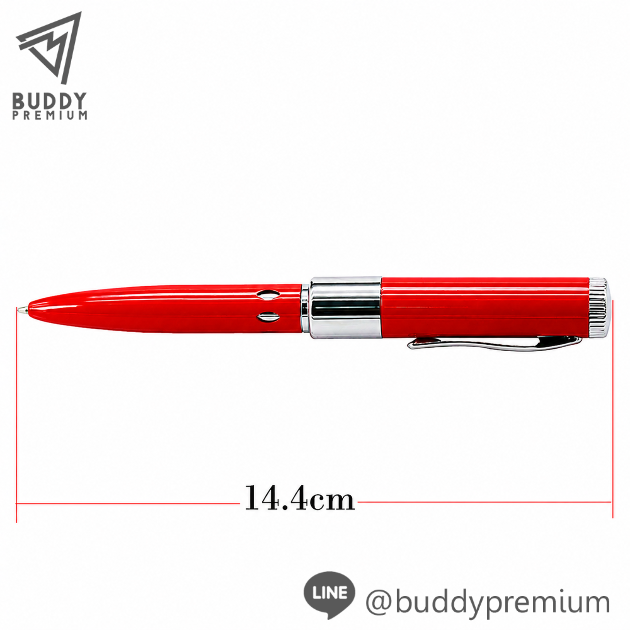 แฟลชไดร์ฟปากกา-USB103-ขนาด รายละเอียดขนาดความยาวแฟลชไดร์ฟปากกา รุ่น USB103 ขนาด 14.4 ซม.