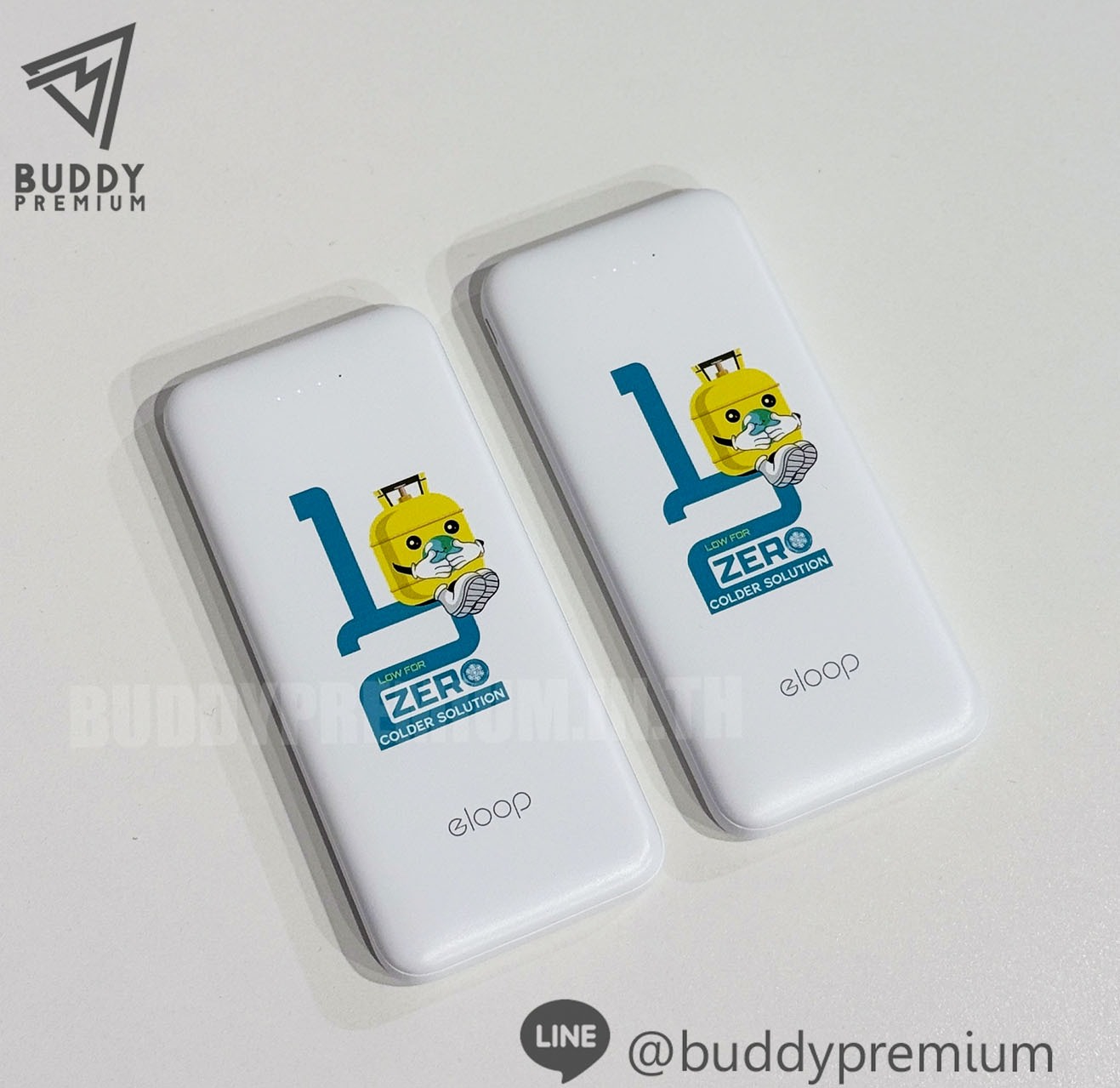 ผลงาน พาวเวอร์แบงค์-Eloop E33 โลโก้ ZERO