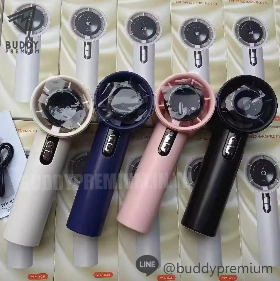 พัดลมมือถือ_FNB019_รวมสี_สีจริงของโรงงาน พัดลมมือถือ รุ่นFNB019 สีจริงของโรงงาน