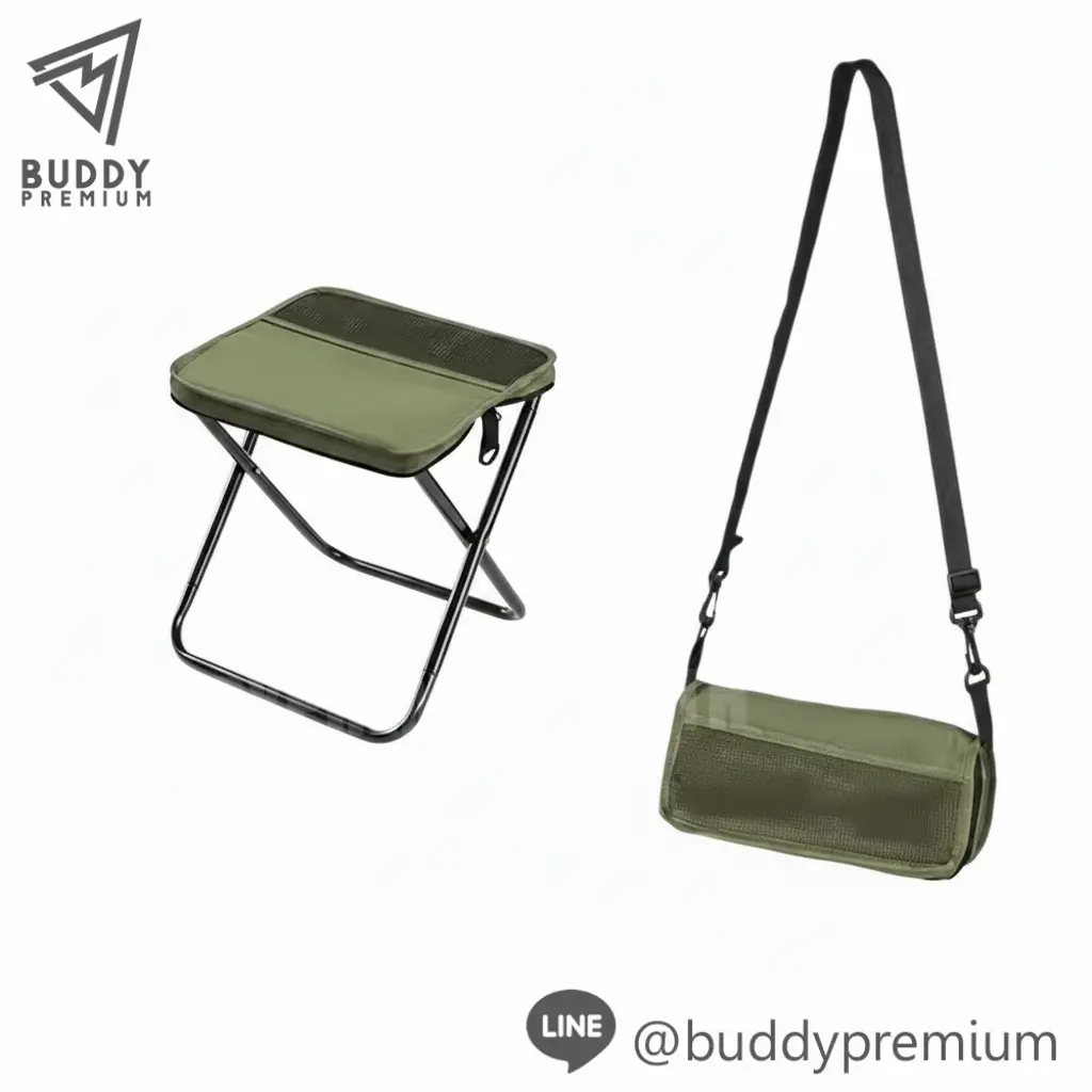เก้าอี้ปิคนิคพับเก็บสะพายได้_ BC099_เขียว เก้าอี้ปิคนิคพับเก็บสะพายได้ รุ่นBC099 สีเขียว