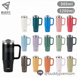 แก้วสแตนเลสมีหูจับ TYESO แท้ รุ่นSWB149 รวมสี