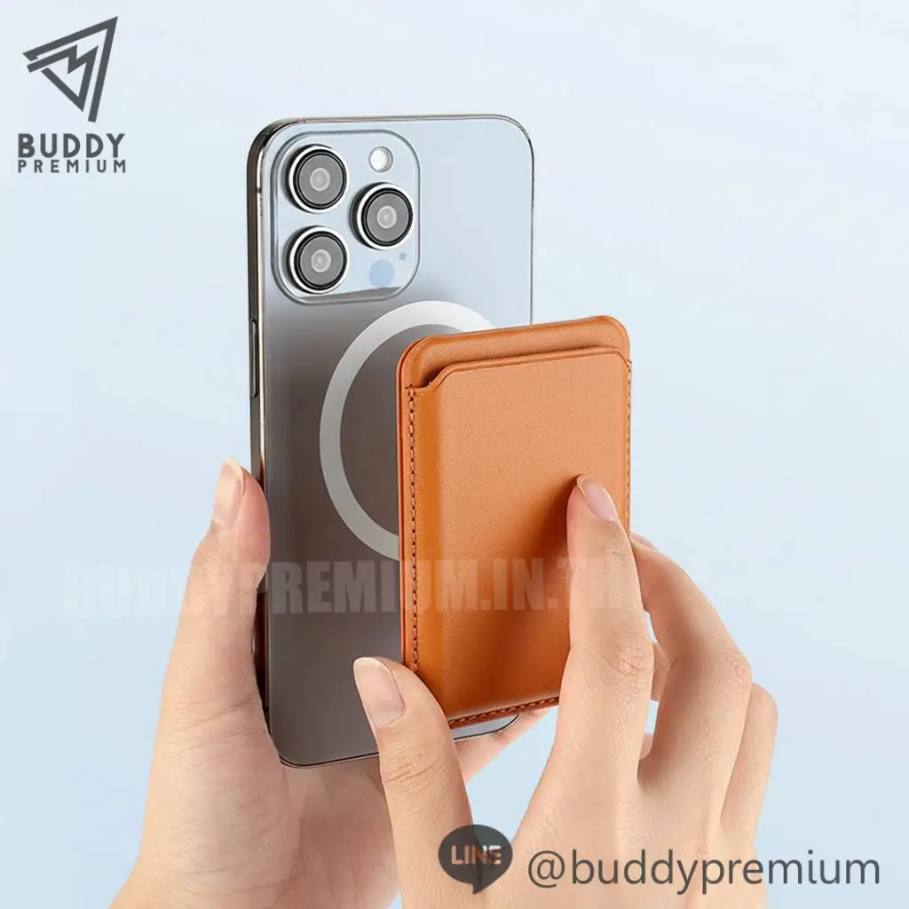 ซองใส่บัตร พร้อมขาตั้ง รุ่นMS003 MagSafe