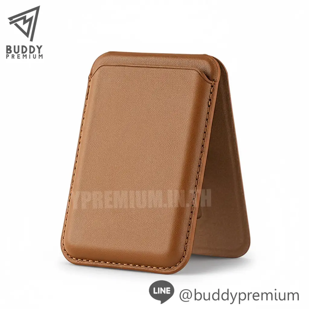 ซองใส่บัตร พร้อมขาตั้ง_ MS003_น้ำตาล ซองใส่บัตร พร้อมขาตั้ง รุ่นMS003 สีน้ำตาล