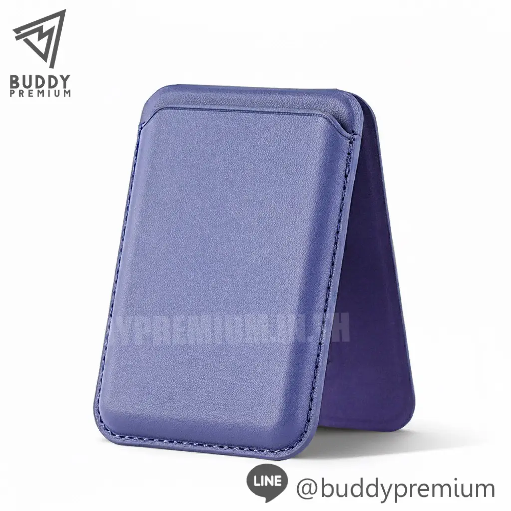 ซองใส่บัตร พร้อมขาตั้ง_ MS003_ม่วงพาสเทล