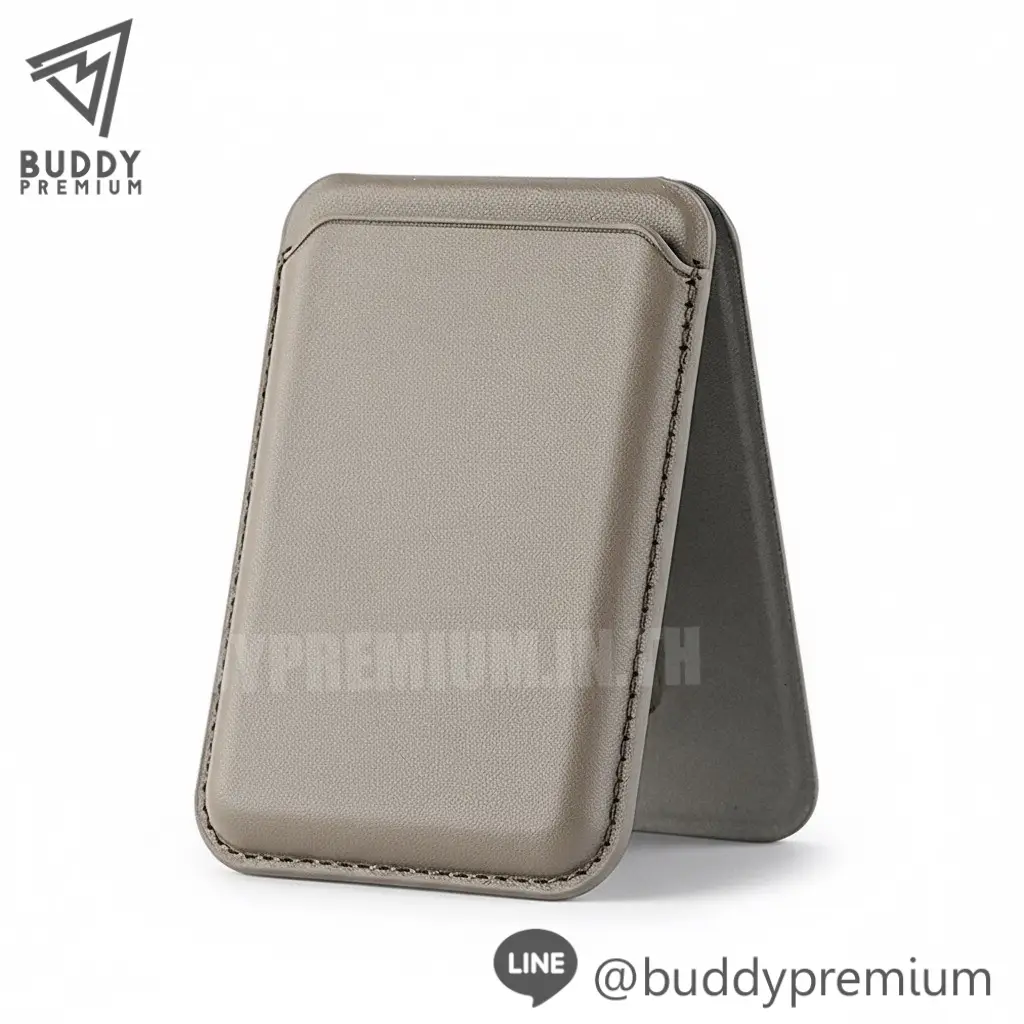 ซองใส่บัตร พร้อมขาตั้ง_ MS003_เทาไทเทเนียม ซองใส่บัตร พร้อมขาตั้ง รุ่นMS003 สีเทาไทเทเนียม