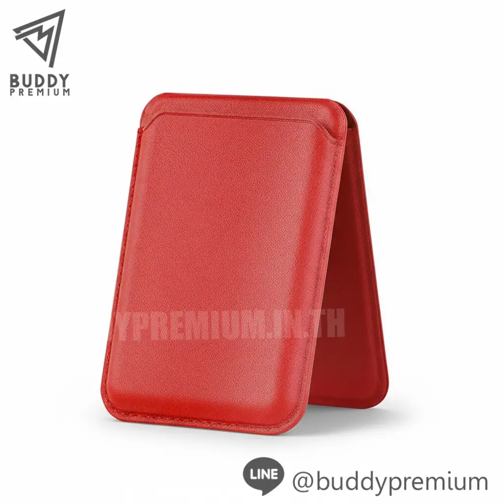 ซองใส่บัตร พร้อมขาตั้ง_ MS003_แดงสด ซองใส่บัตร พร้อมขาตั้ง รุ่นMS003 สีแดงสด