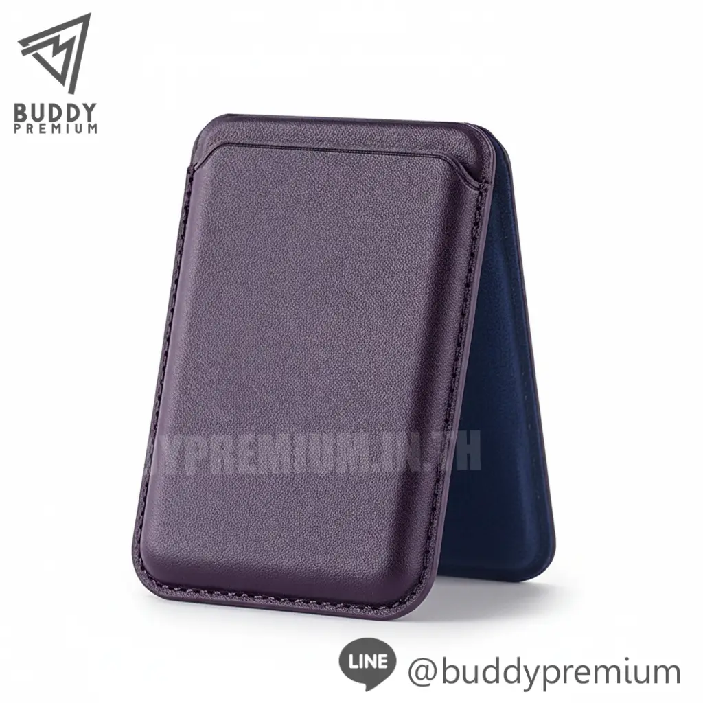 ซองใส่บัตร พร้อมขาตั้ง_ MS003_แดงเชอร์รี่สุกเข้ม ซองใส่บัตร พร้อมขาตั้ง รุ่นMS003 สีแดงเชอร์รี่สุกเข้ม