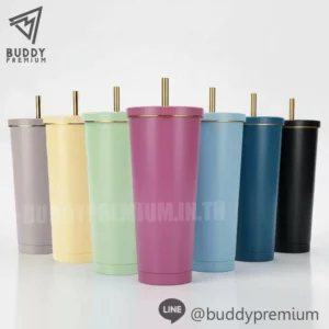 แก้วสแตนเลสเก็บความเย็น รุ่นSWB714 รวมสี