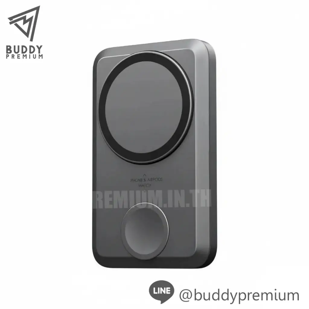 พาวเวอร์แบงค์ Eloop Orsen_EW31A_เทา พาวเวอร์แบงค์ Eloop Orsen รุ่น EW31A สีเทา