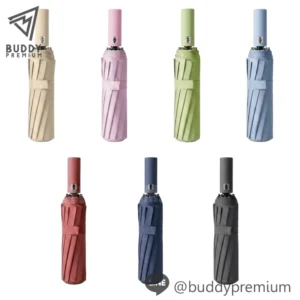 ร่มพับ 3ตอน 12แฉก UB312 รวมสี
