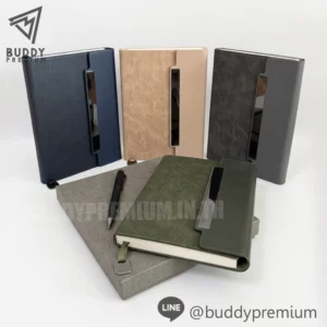 ชุดกิ๊ฟเซ็ทสมุดโน้ตปกหนังพร้อมปากกา รุ่น GSB095 ของพรีเมี่ยมแจกลูกค้า ดีไซน์พรีเมี่ยม มีหลายสี