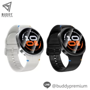 สมาร์ทวอทช์ HOCO Y43 Smart Watch GPS จอ AMOLED ของพรีเมี่ยมสกรีนโลโก้ สีเงินและสีดำ
