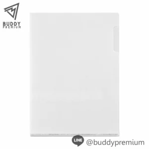 แฟ้มเอกสารพลาสติก A4 รุ่น PF001 สีขาวขุ่น