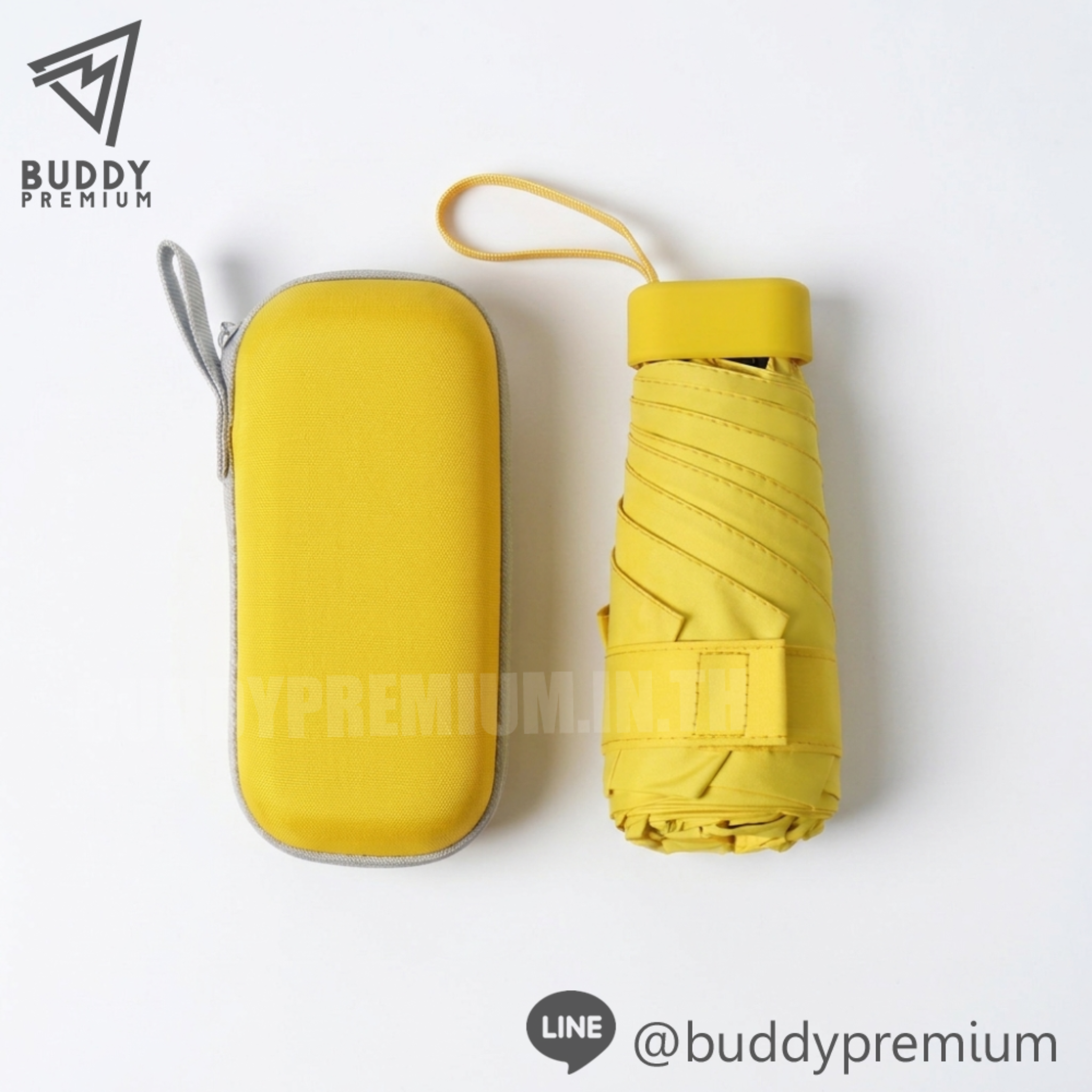 ร่มพับ 6 ตอน-UB313-สีเหลืองเลมอน ร่มพับ 6 ตอน รุ่น UB313 สีเหลืองเลมอน